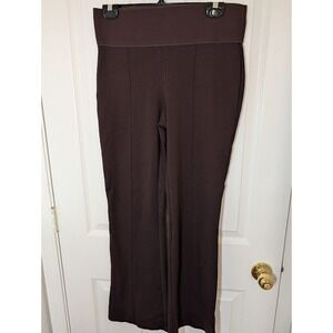 Diane‎ Gilman DG2 Brown Pull On Boot Cut Stretch Pants Womens Medium M